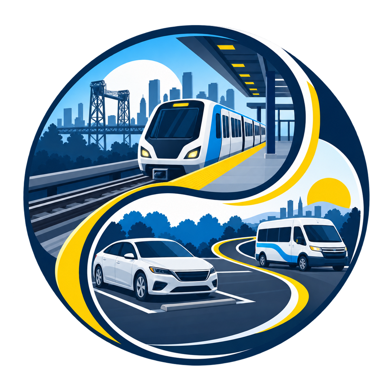 BWOOPS commute concept linking parking, neighborhood pickup, and West Oakland BART